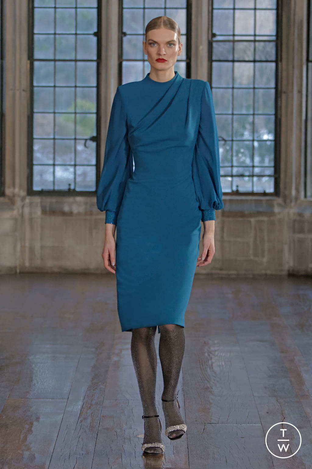 Fashion Week New York Fall/Winter 2022 look 31 de la collection Badgley Mischka womenswear