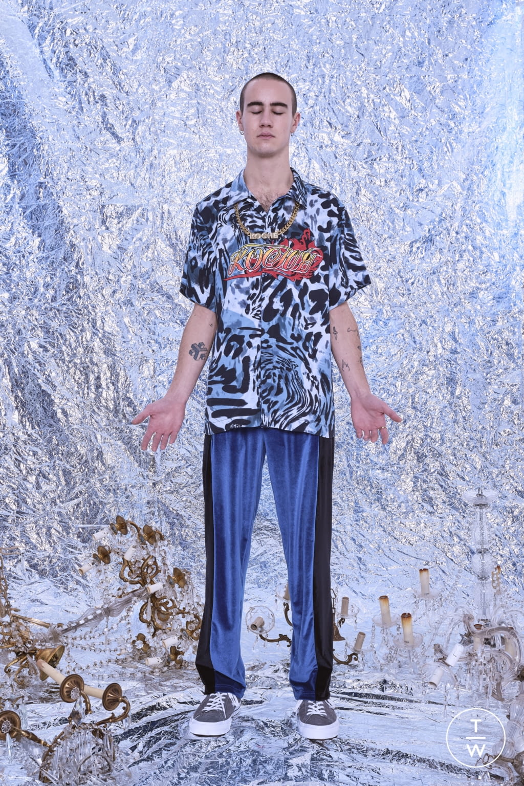 Fashion Week Paris Pre-Fall 2020 look 31 from the Koché collection 女装
