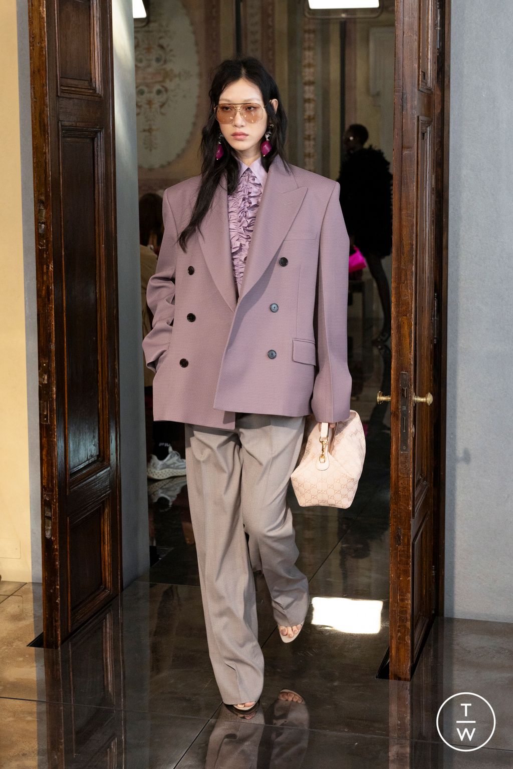 Fashion Week Milan Resort 2026 look 32 from the Gucci collection womenswear