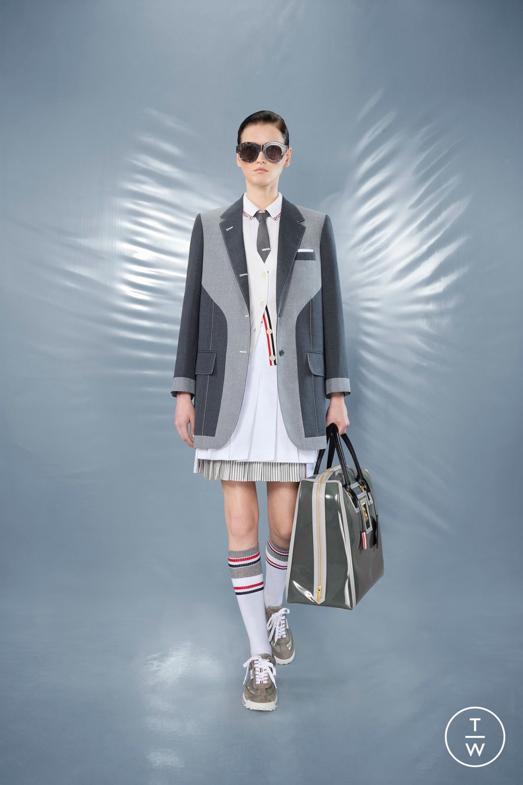 Fashion Week New York Resort 2025 look 4 from the Thom Browne collection womenswear