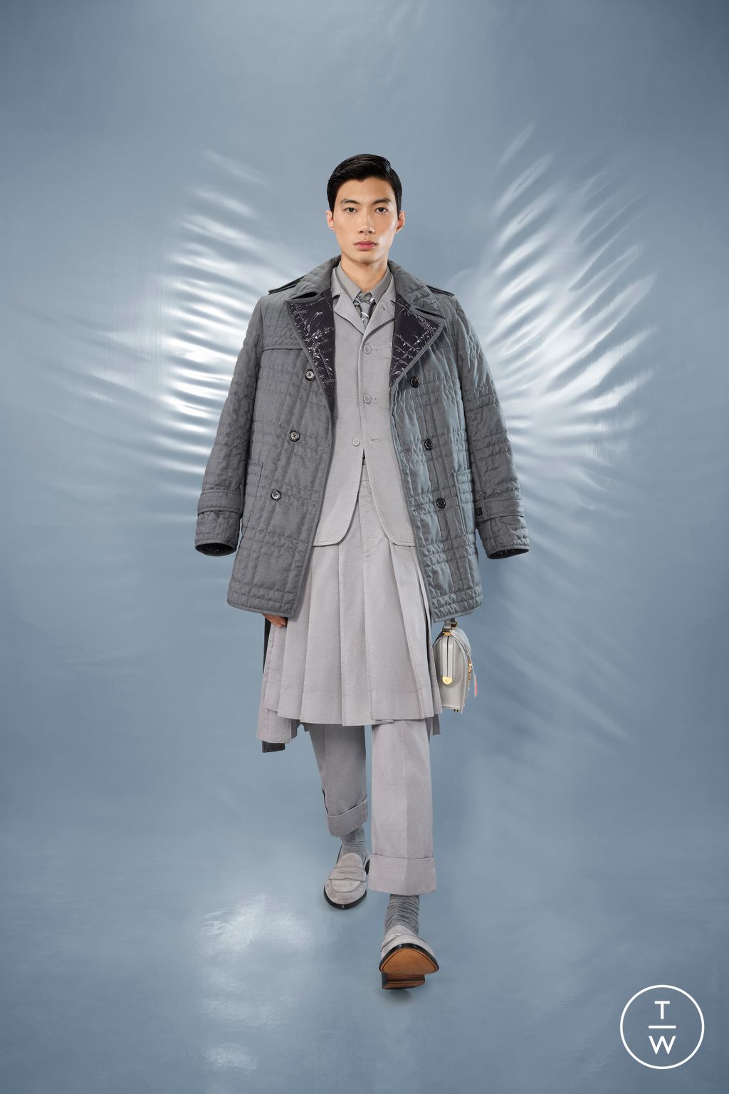 Fashion Week New York Resort 2025 look 4 from the Thom Browne collection menswear