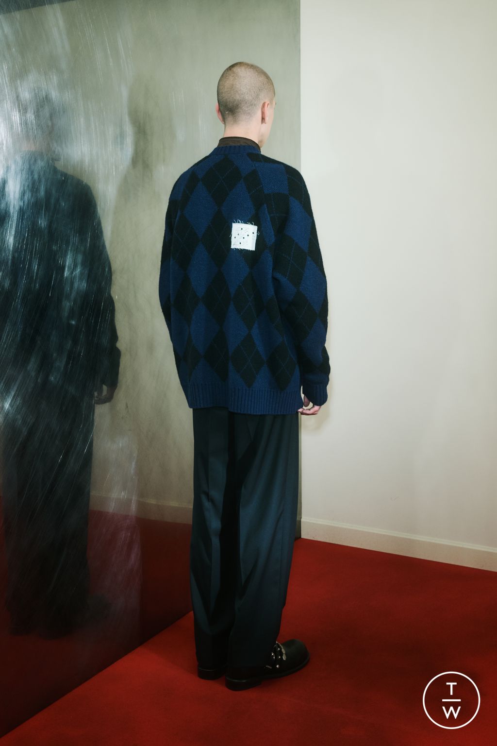 Fashion Week Paris Pre-Fall 2025 look 40 from the Undercover collection menswear