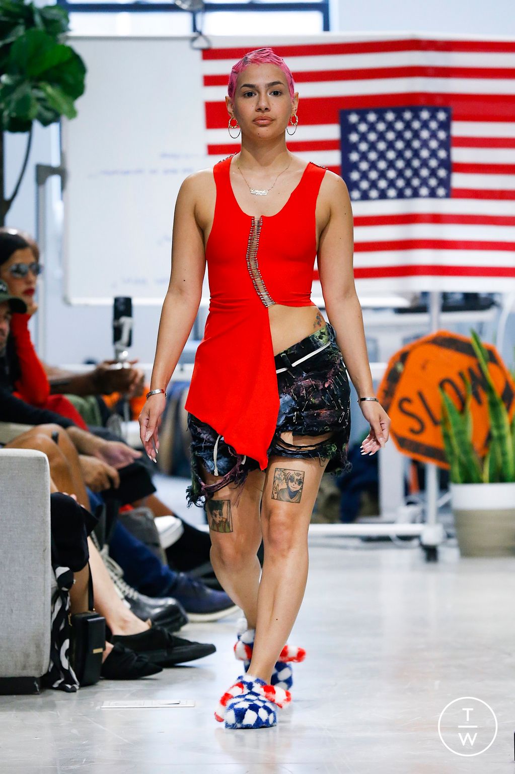 Fashion Week New York Spring/Summer 2023 look 9 from the M65 collection 女装