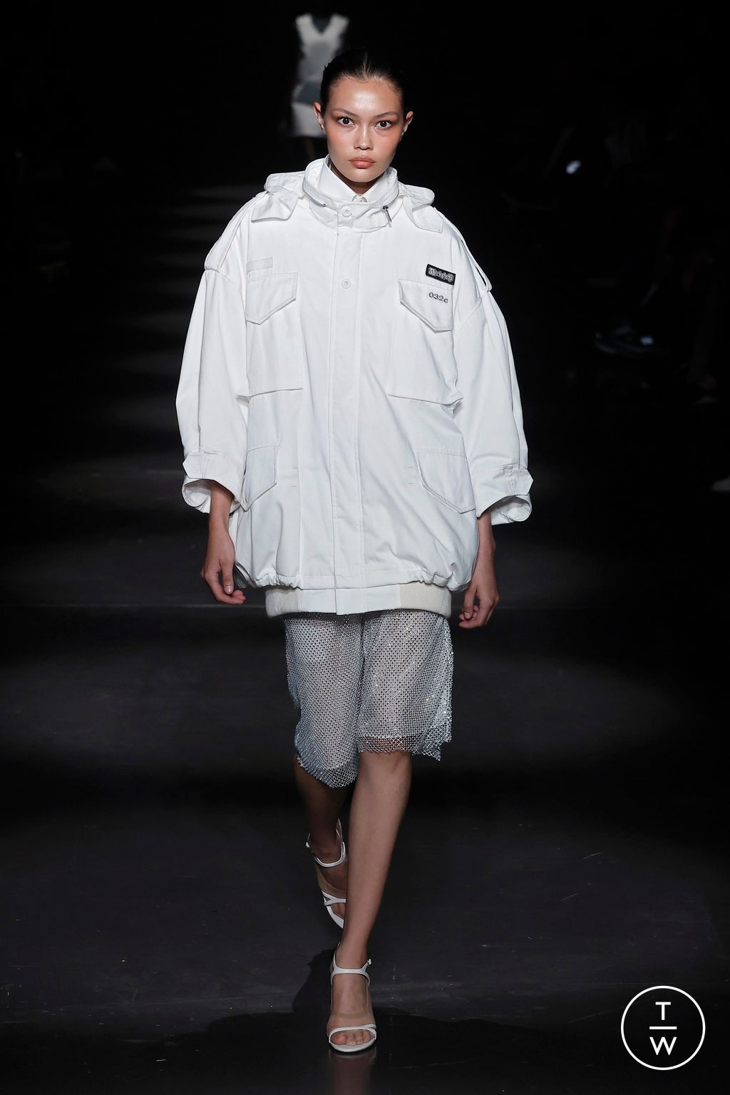 Fashion Week Paris Spring-Summer 2025 look 23 from the 032c collection menswear