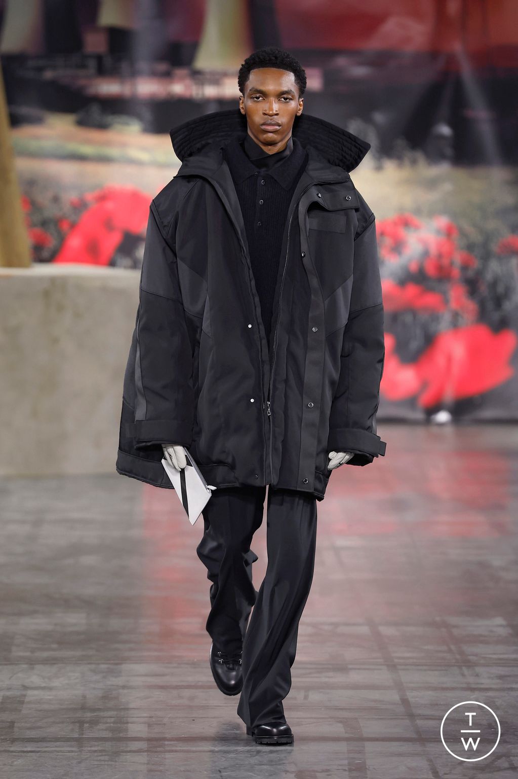 Fashion Week Paris Fall/Winter 2025 look 5 from the 032c collection menswear