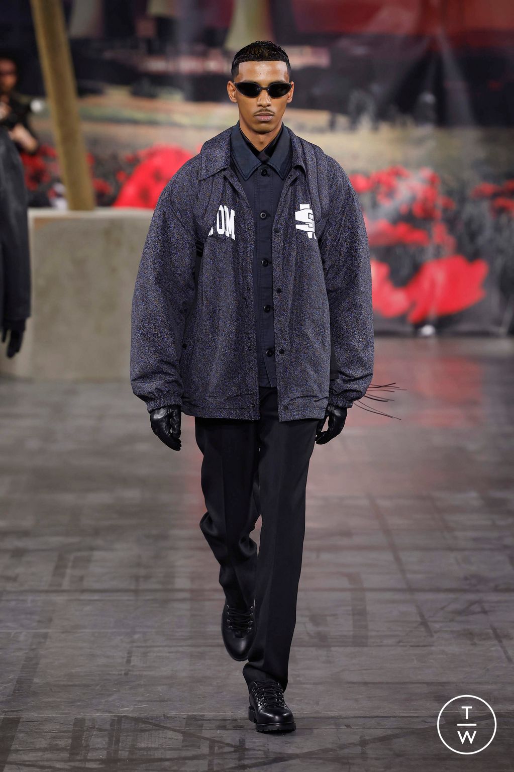 Fashion Week Paris Fall/Winter 2025 look 8 from the 032c collection menswear