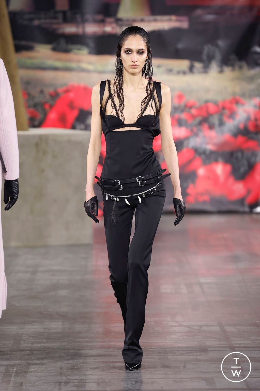 Fashion Week Paris Fall/Winter 2025 look 12 from the 032c collection menswear