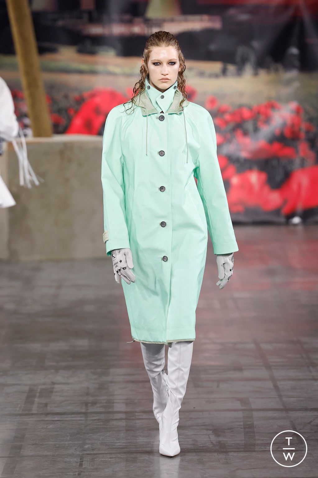 Fashion Week Paris Fall/Winter 2025 look 15 de la collection 032c menswear