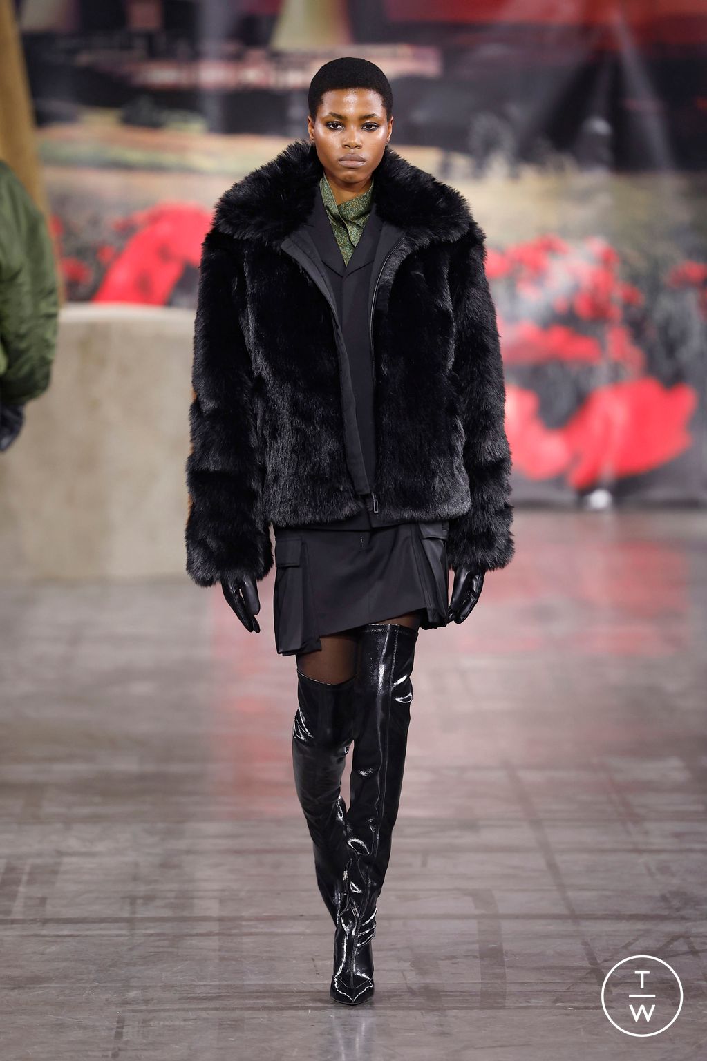 Fashion Week Paris Fall/Winter 2025 look 33 from the 032c collection menswear