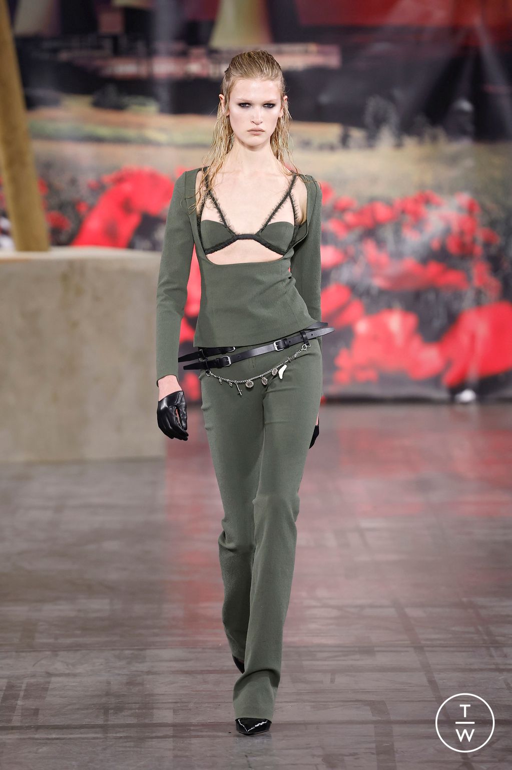 Fashion Week Paris Fall/Winter 2025 look 37 de la collection 032c menswear