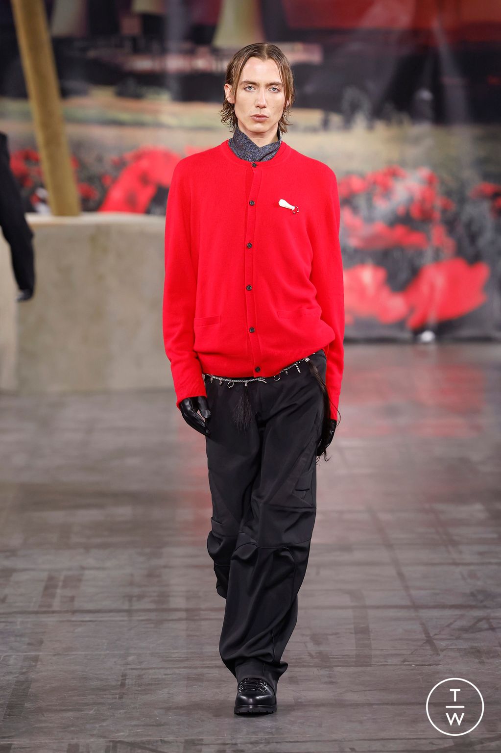 Fashion Week Paris Fall/Winter 2025 look 42 from the 032c collection menswear