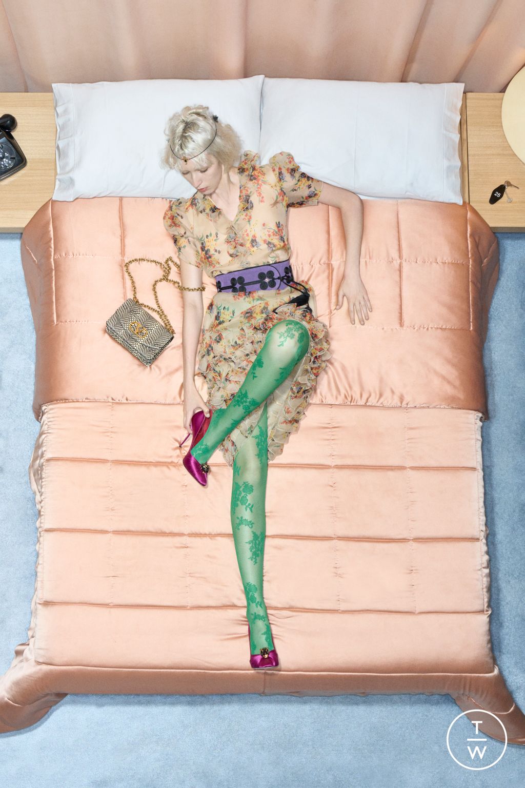 Fashion Week Paris Resort 2026 look 32 from the Valentino collection womenswear