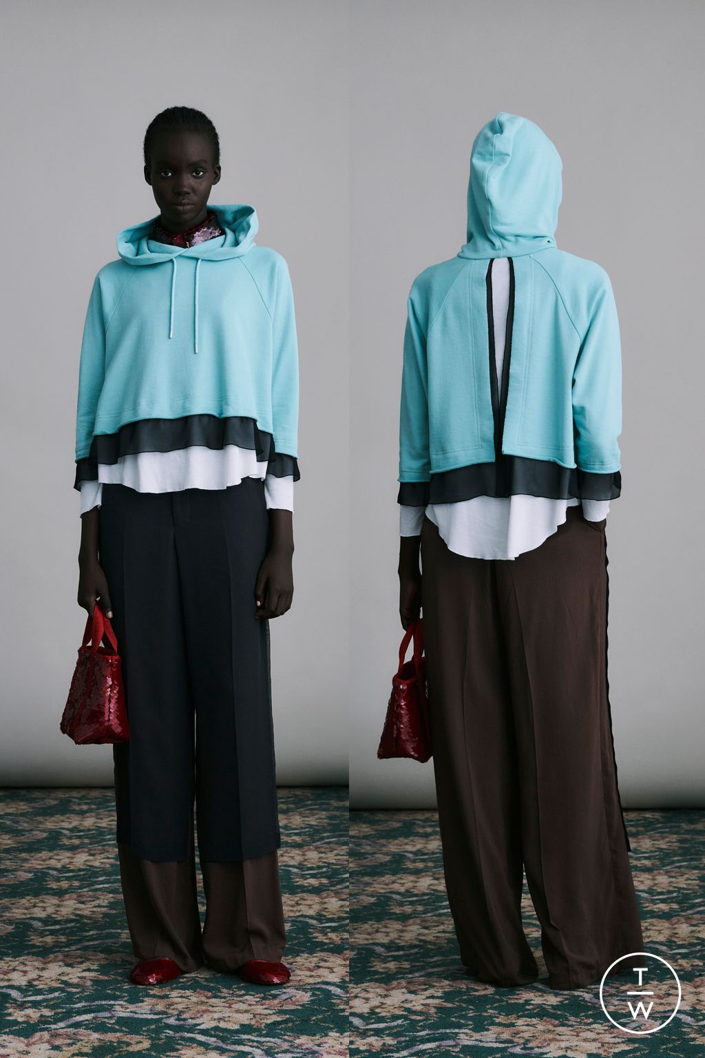 Fashion Week Paris Resort 2026 look 34 from the Undercover collection womenswear