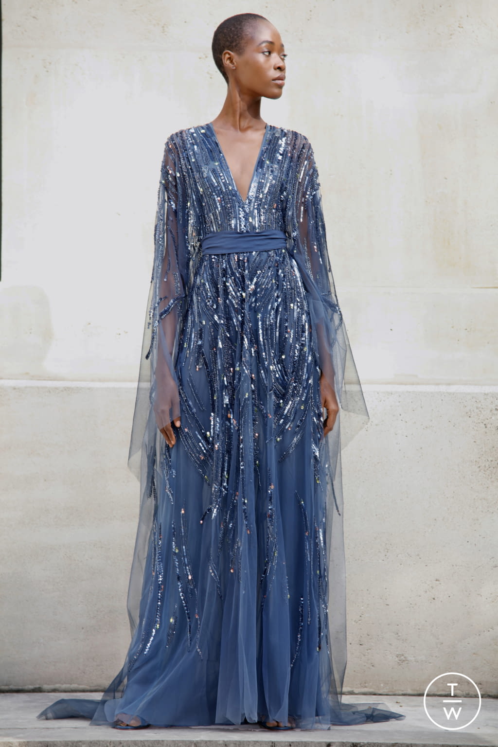 Fashion Week Paris Spring/Summer 2022 look 34 from the Elie Saab collection womenswear