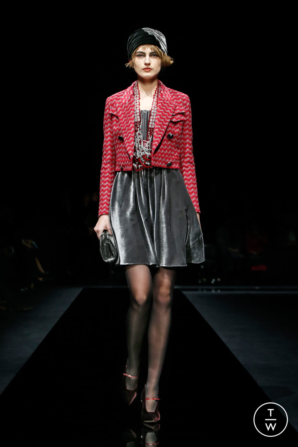 Fashion Week Milan Pre-Fall 2020 look 35 from the Giorgio Armani collection womenswear