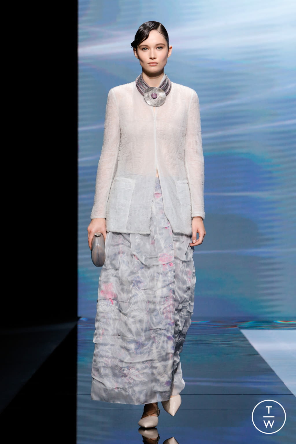 Fashion Week Milan Spring/Summer 2021 look 35 from the Giorgio Armani collection 女装