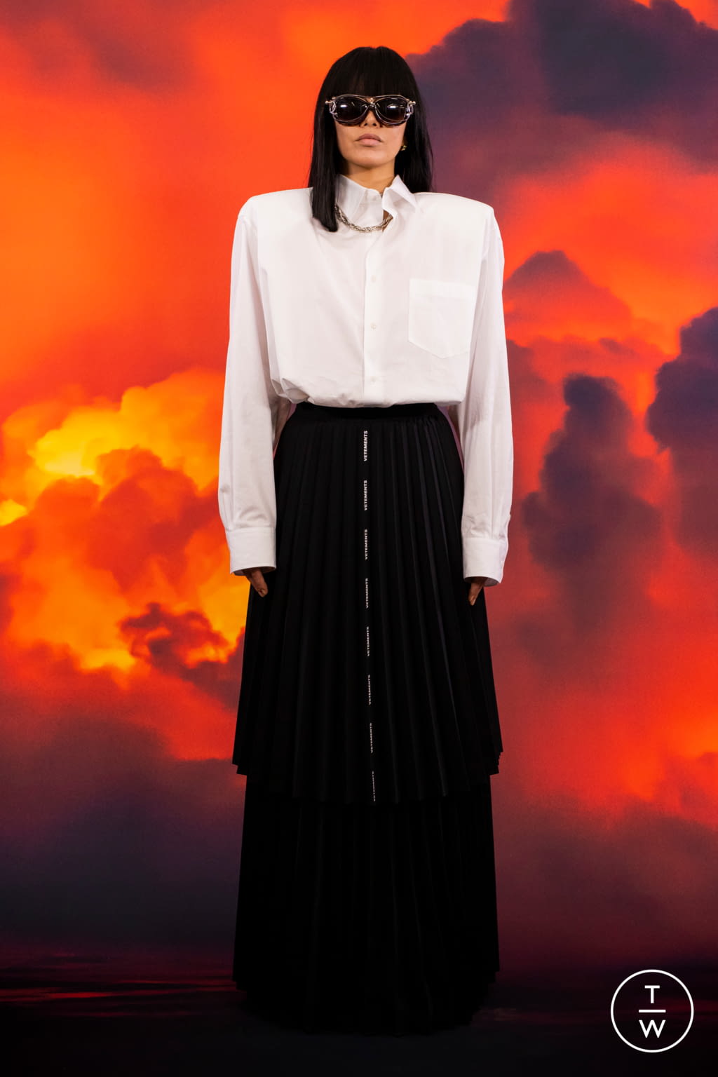 Fashion Week Paris Fall/Winter 2021 look 35 from the VETEMENTS collection 男装