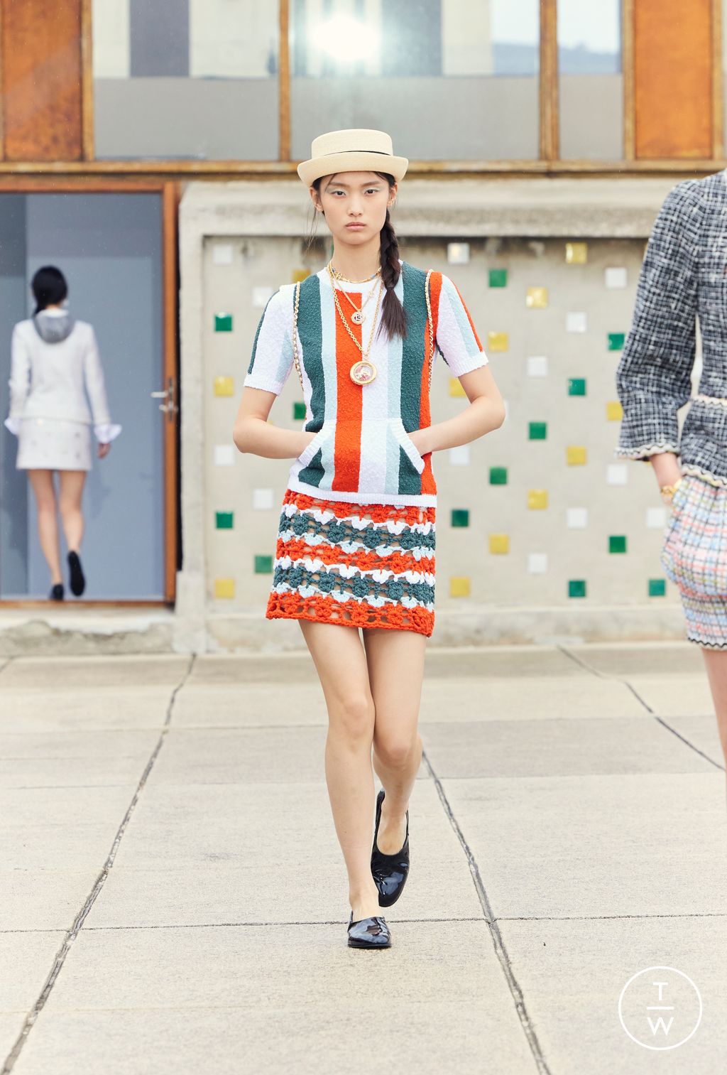 Fashion Week Paris Resort 2025 look 36 from the Chanel collection 女装