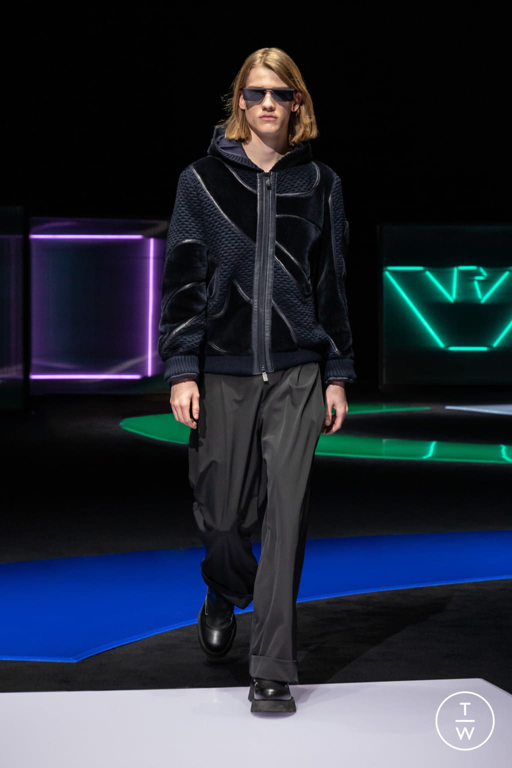Fashion Week Milan Fall/Winter 2021 look 37 from the Emporio Armani collection womenswear