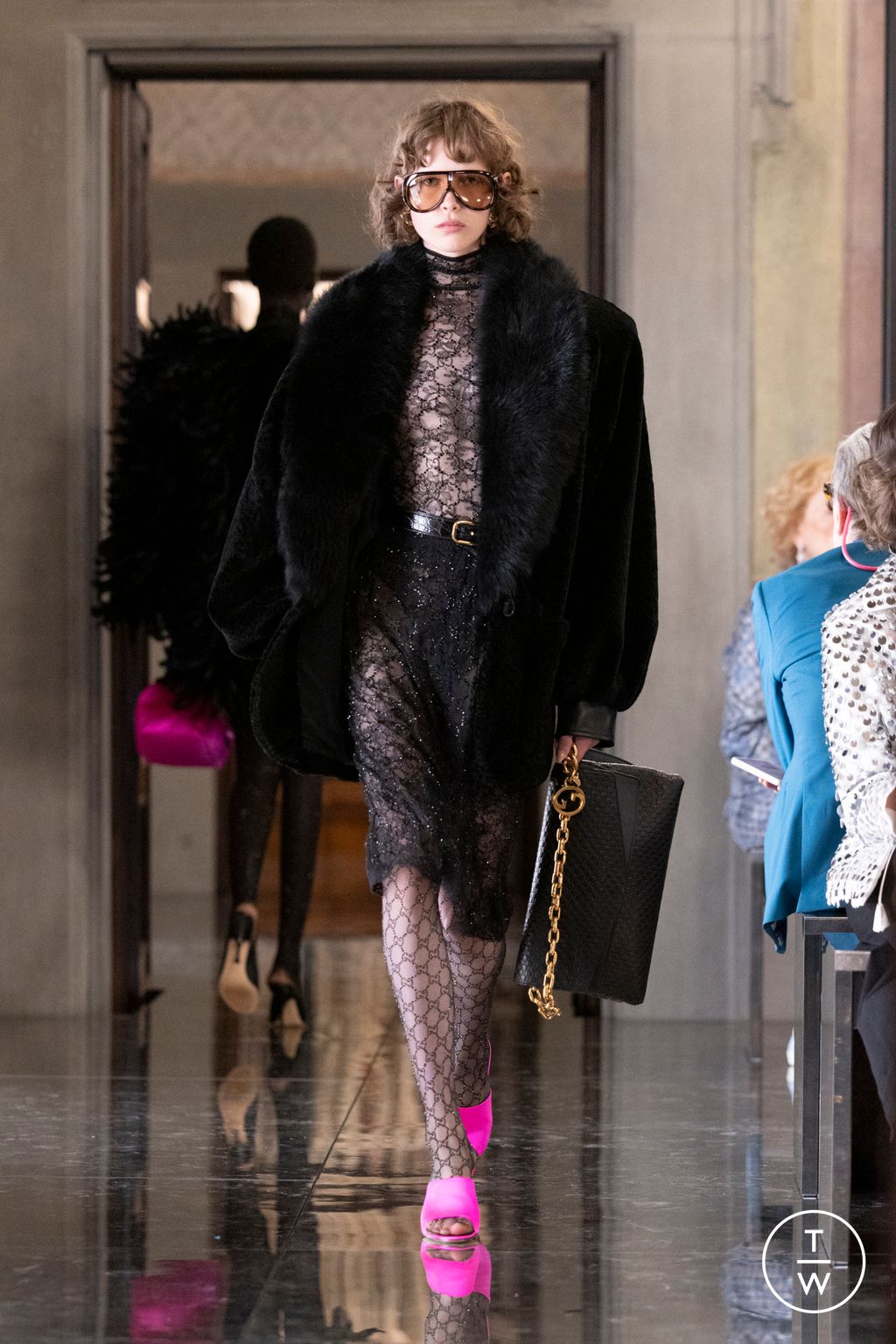 Fashion Week Milan Resort 2026 look 37 from the Gucci collection womenswear