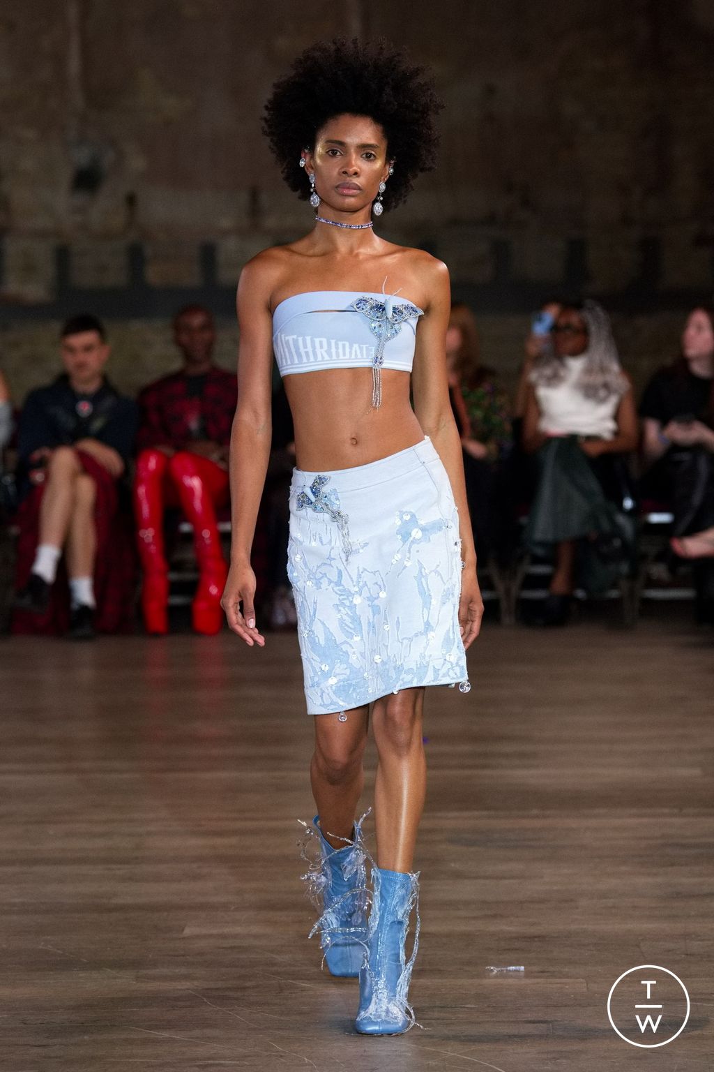 Fashion Week London Spring/Summer 2023 look 37 from the MITHRIDATE collection womenswear