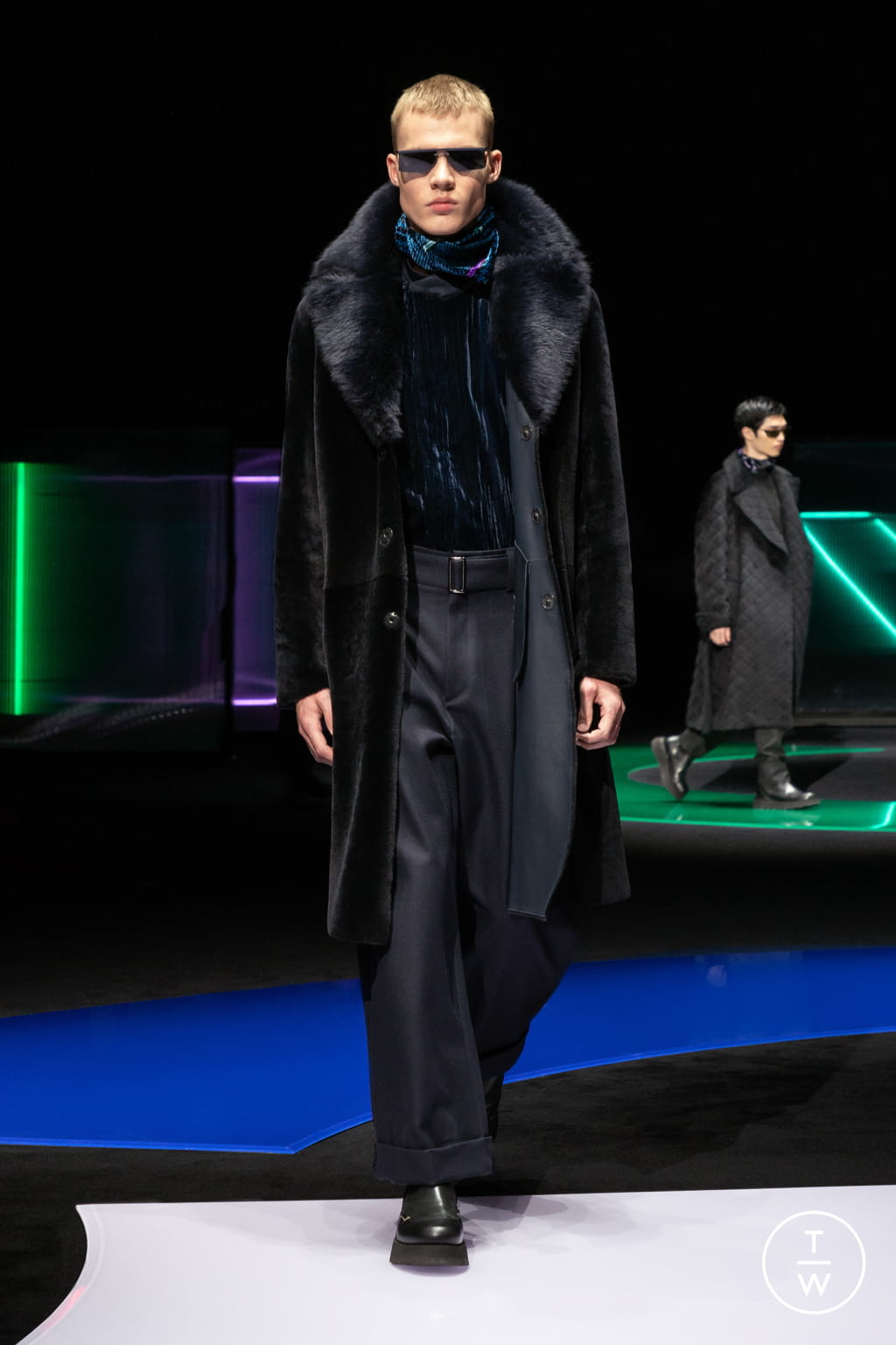 Fashion Week Milan Fall/Winter 2021 look 38 from the Emporio Armani collection womenswear