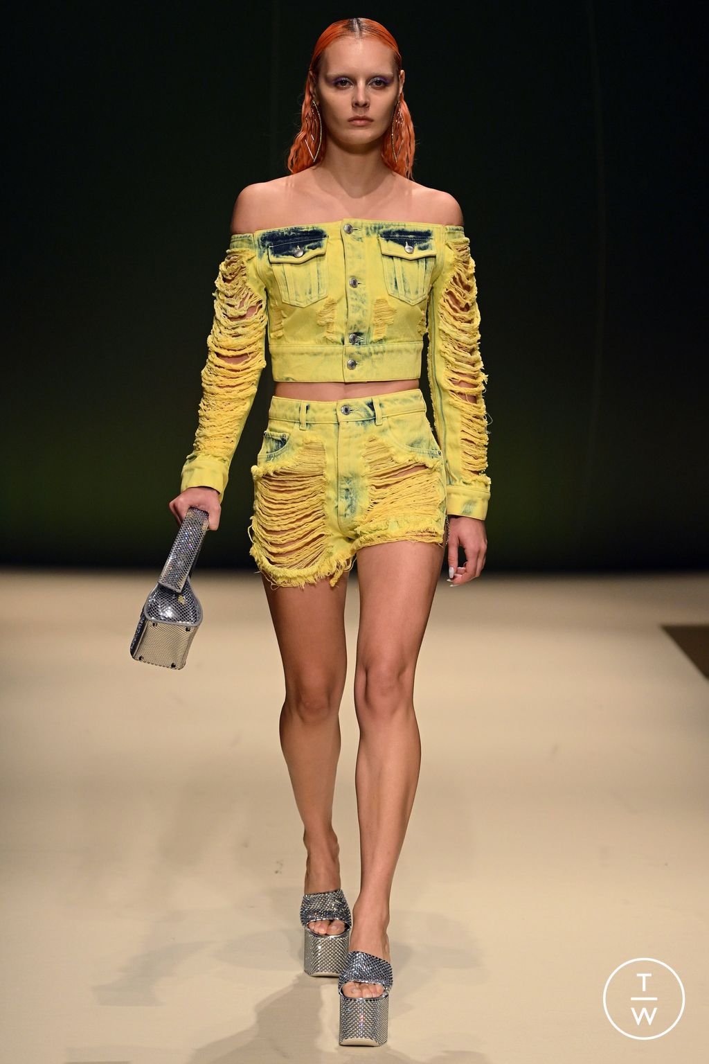 Fashion Week Milan Spring/Summer 2023 look 37 from the GCDS collection womenswear