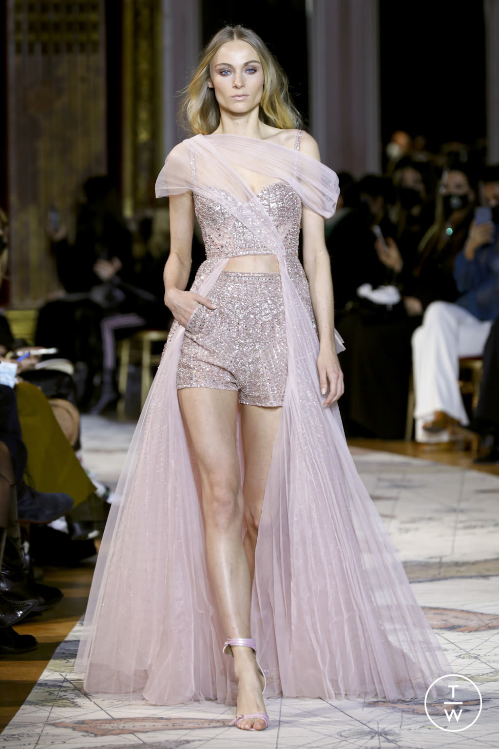 Fashion Week Paris Spring/Summer 2022 look 39 from the Zuhair Murad collection couture