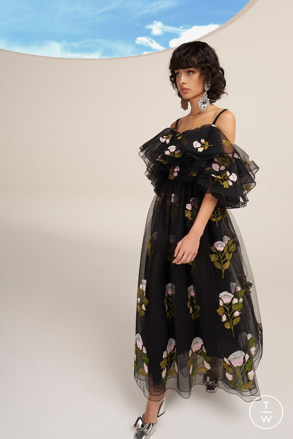 Fashion Week Paris Resort 2023 look 39 de la collection Giambattista Valli womenswear