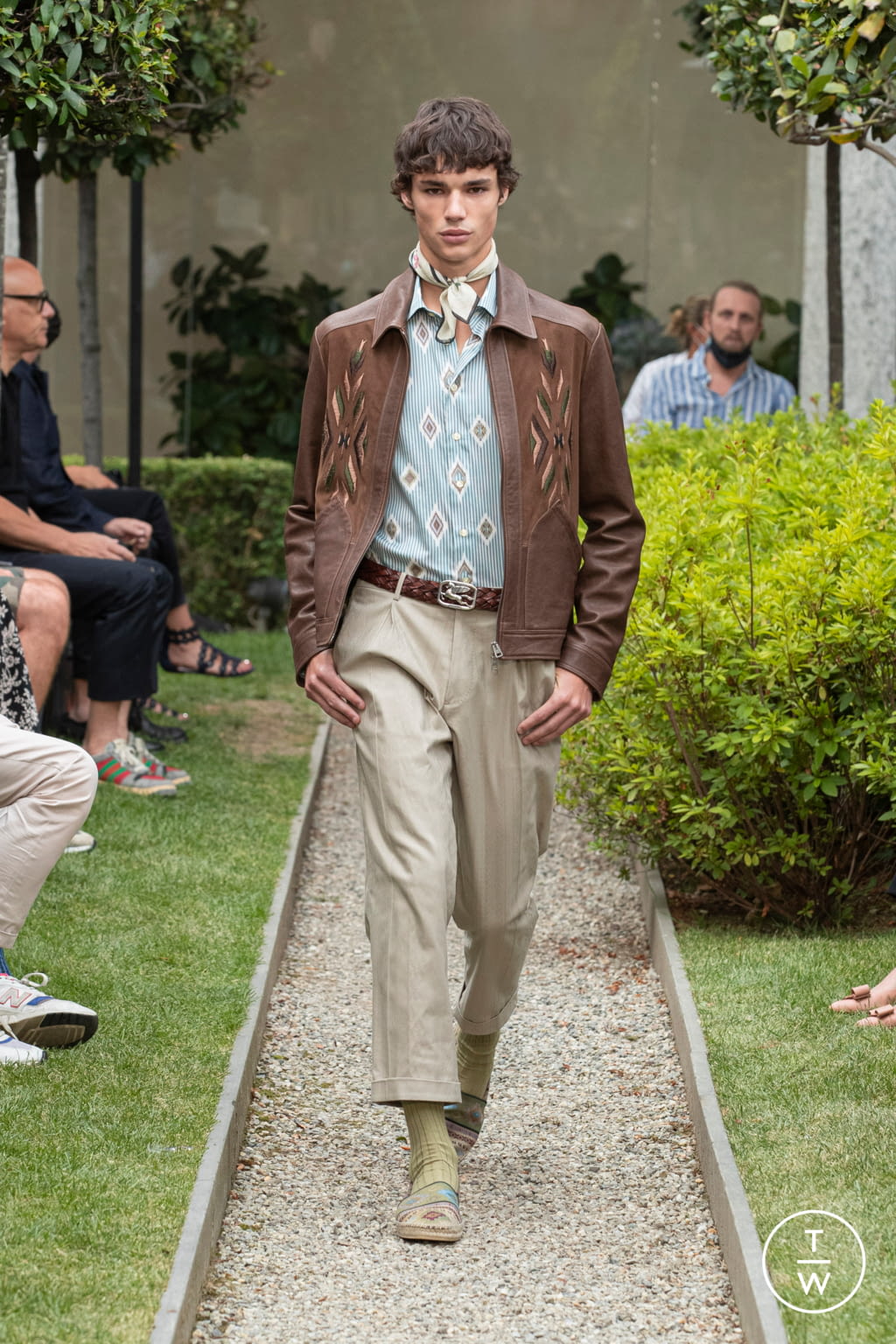 Fashion Week Milan Spring/Summer 2021 look 4 from the Etro collection menswear