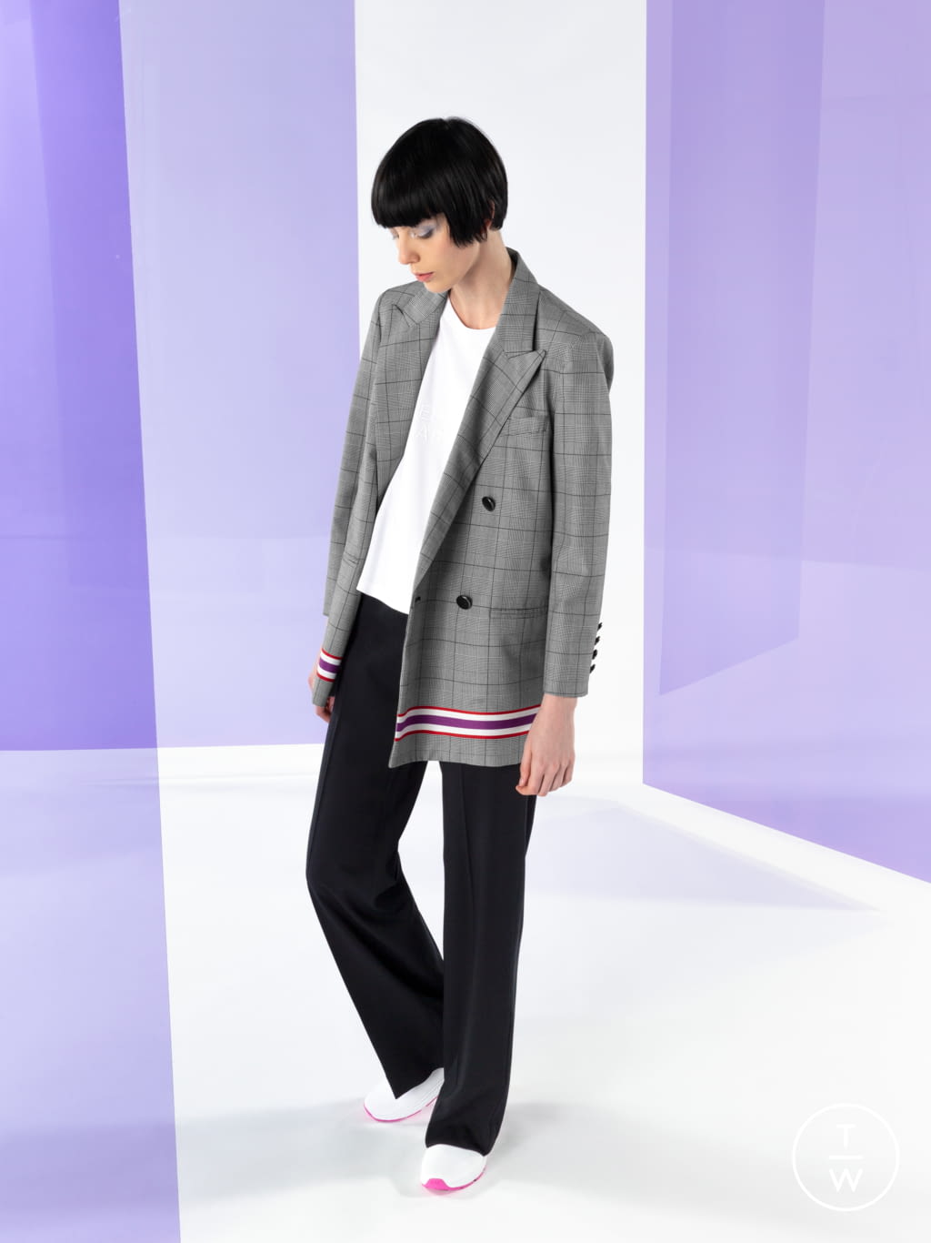 Fashion Week Milan Resort 2020 look 4 from the Emporio Armani collection 女装
