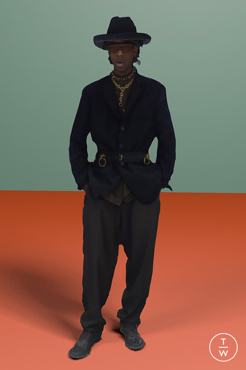 Fashion Week Paris Spring/Summer 2021 look 4 from the Undercover collection menswear