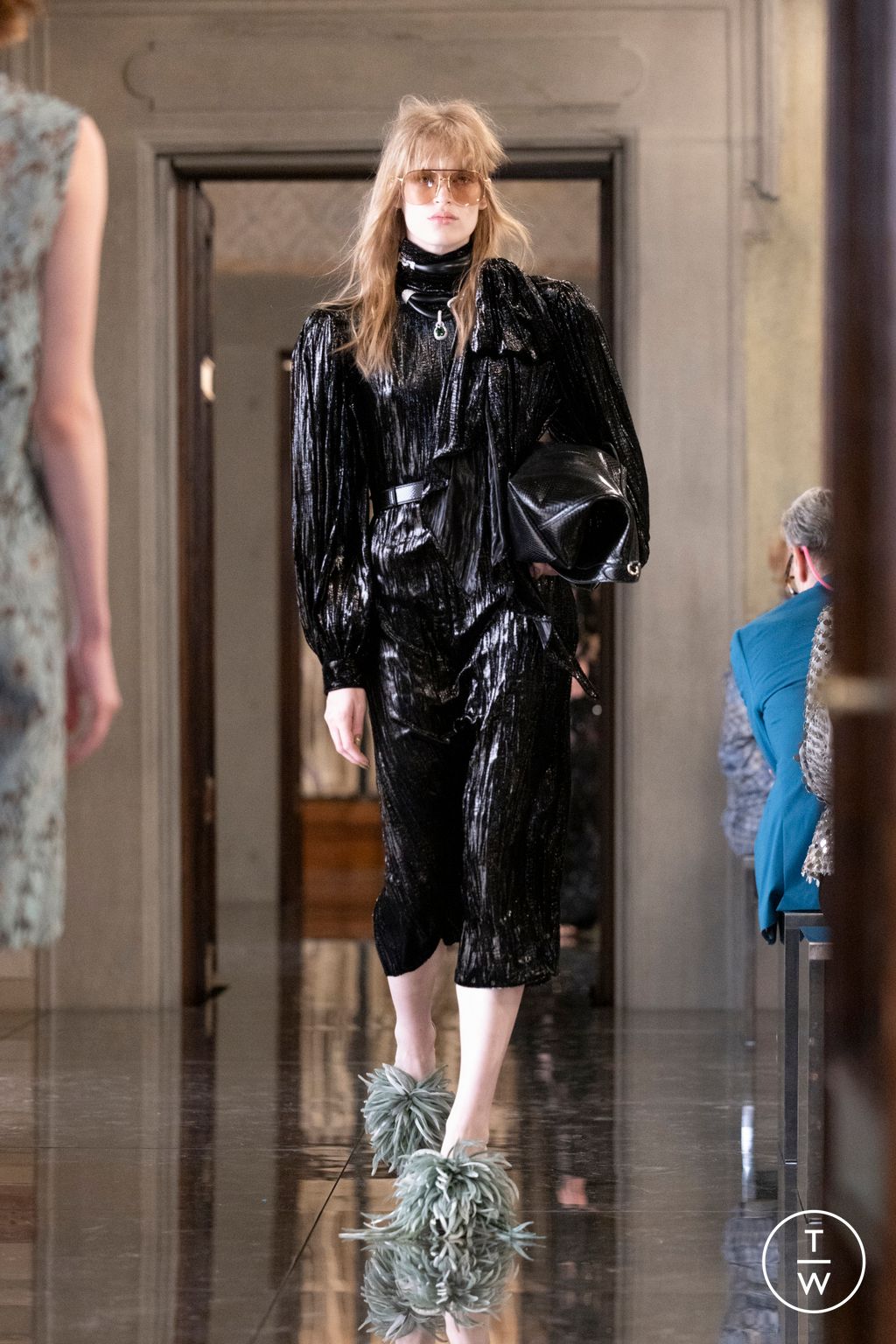 Fashion Week Milan Resort 2026 look 40 from the Gucci collection 女装