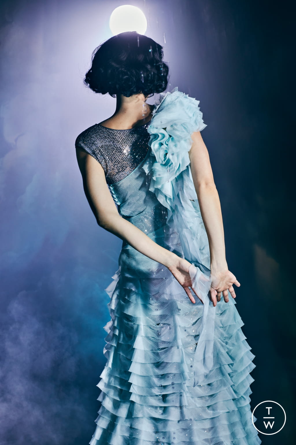 Fashion Week Paris Spring/Summer 2021 look 41 de la collection Julien Fournié couture