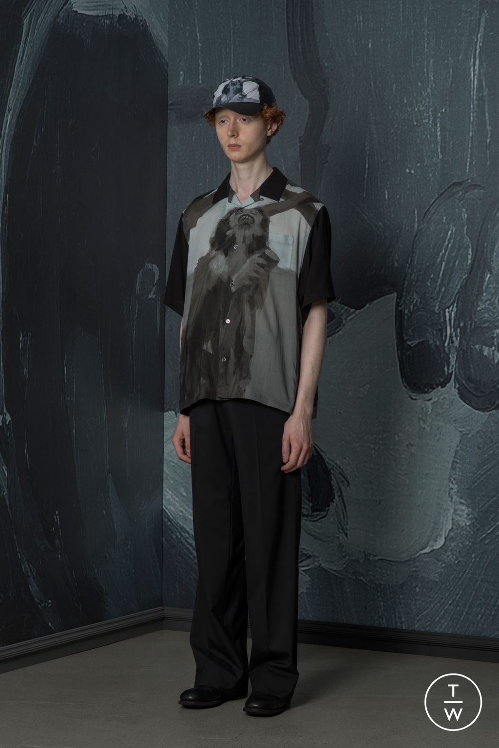 Fashion Week Paris Spring/Summer 2024 look 49 from the Undercover collection menswear