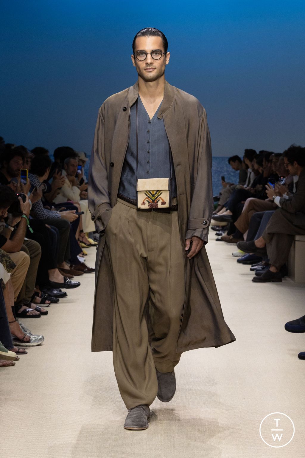 Fashion Week Milan Spring/Summer 2026 look 41 from the Giorgio Armani collection menswear