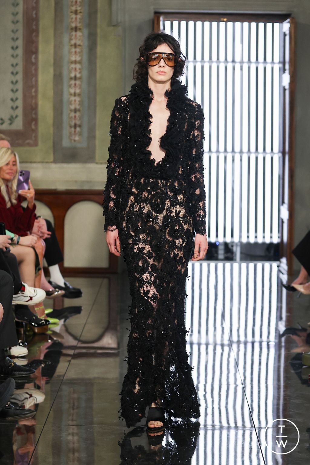Fashion Week Milan Resort 2026 look 42 from the Gucci collection womenswear
