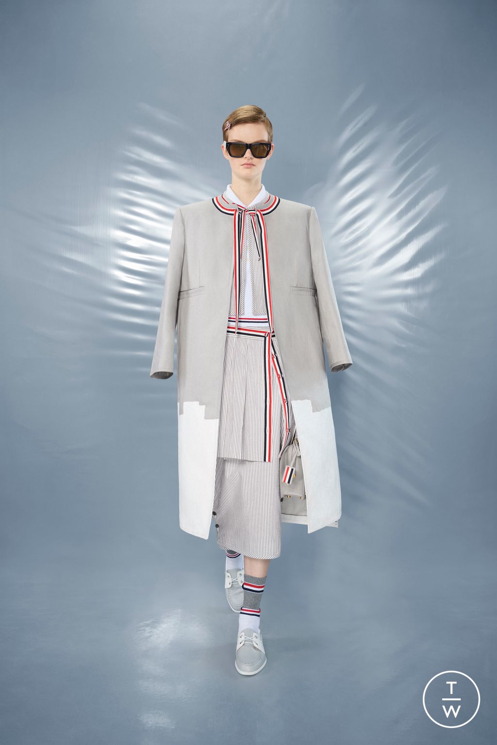 Fashion Week New York Resort 2025 look 5 de la collection Thom Browne womenswear