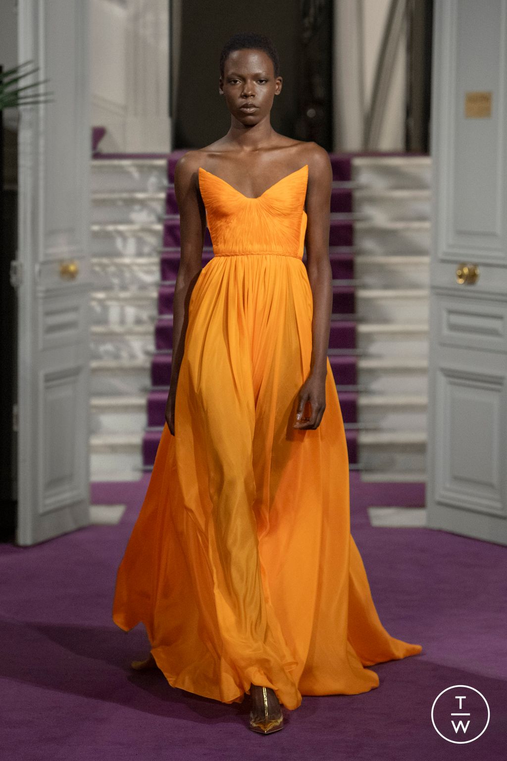Fashion Week Paris Spring/Summer 2024 look 42 from the Valentino collection couture