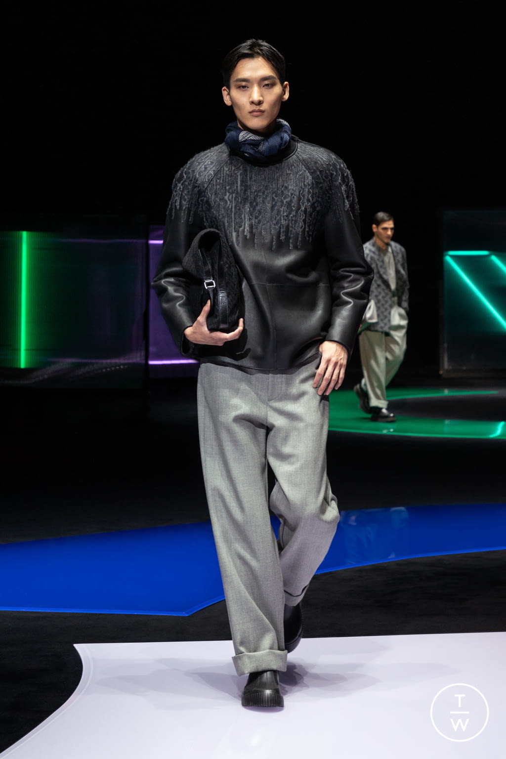 Fashion Week Milan Fall/Winter 2021 look 43 from the Emporio Armani collection womenswear