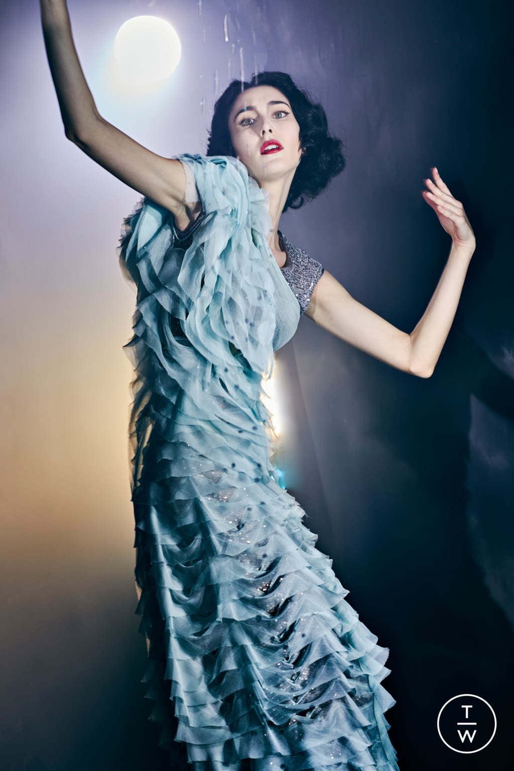 Fashion Week Paris Spring/Summer 2021 look 43 de la collection Julien Fournié couture