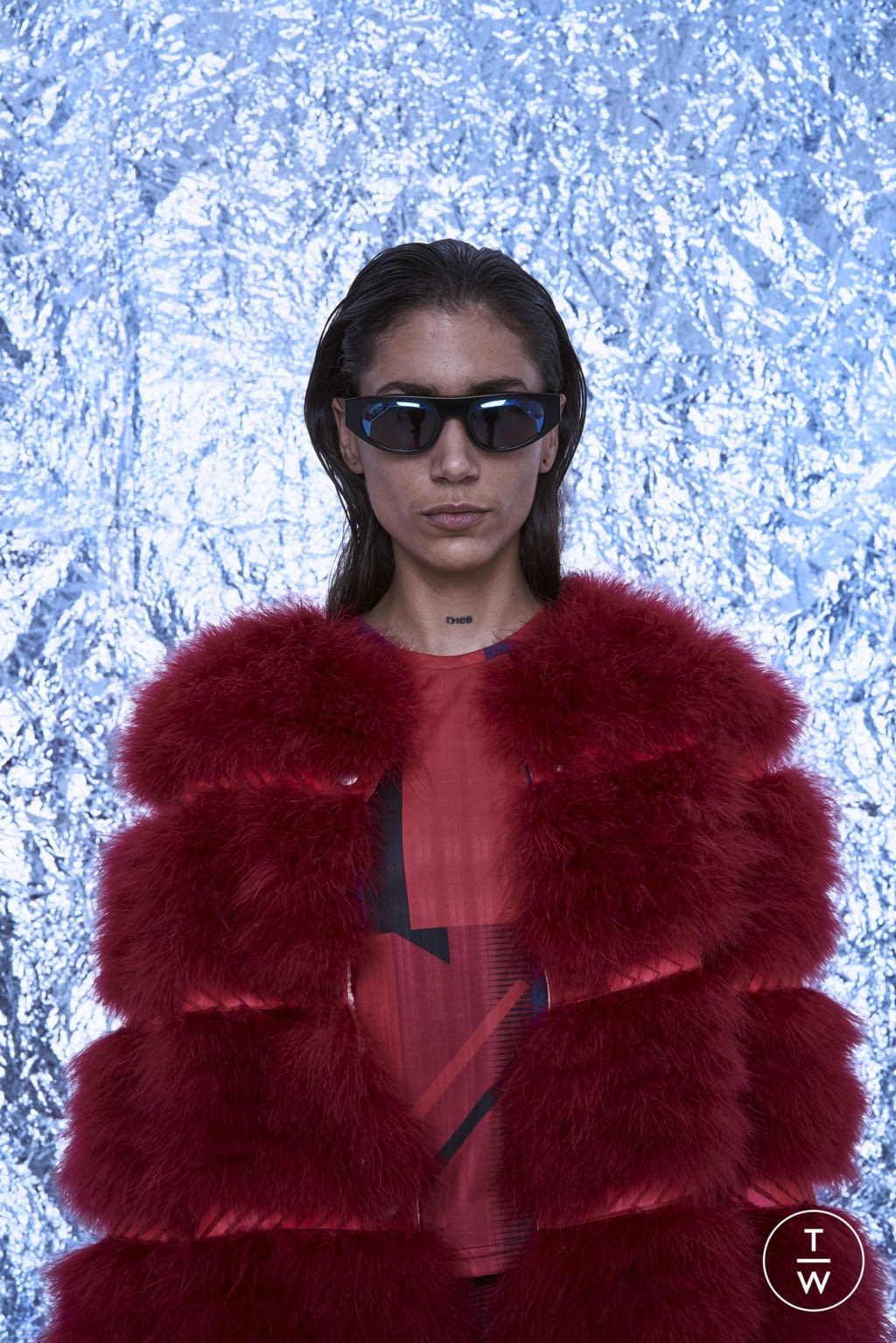 Fashion Week Paris Pre-Fall 2020 look 43 from the Koché collection womenswear