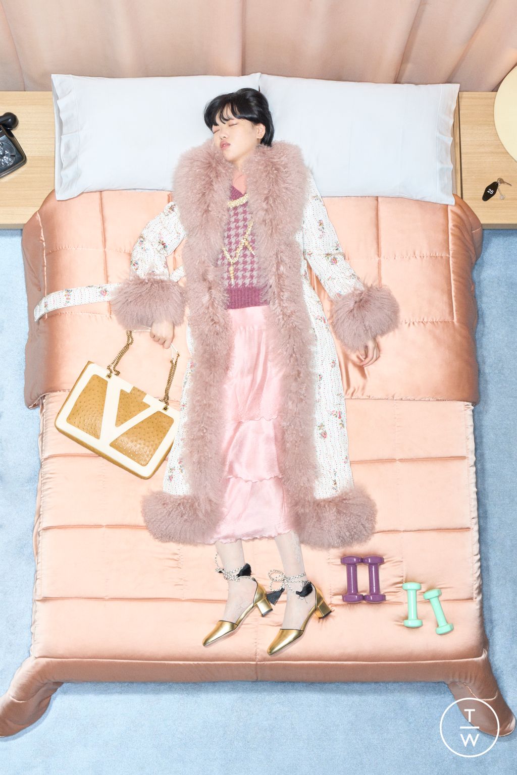 Fashion Week Paris Resort 2026 look 42 from the Valentino collection womenswear