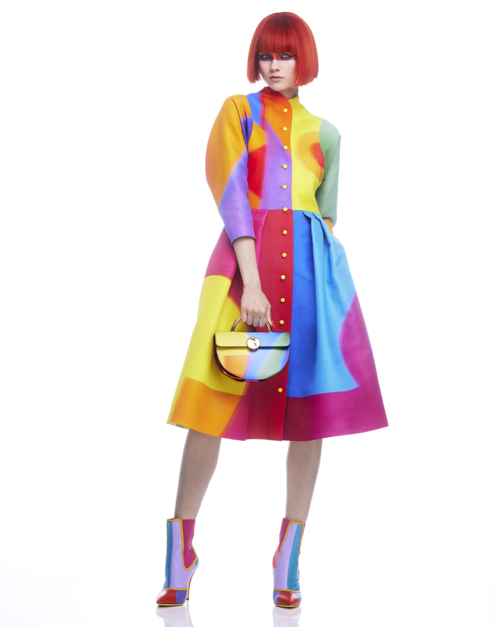 Fashion Week New York Pre-Fall 2022 look 44 from the Moschino collection 女装