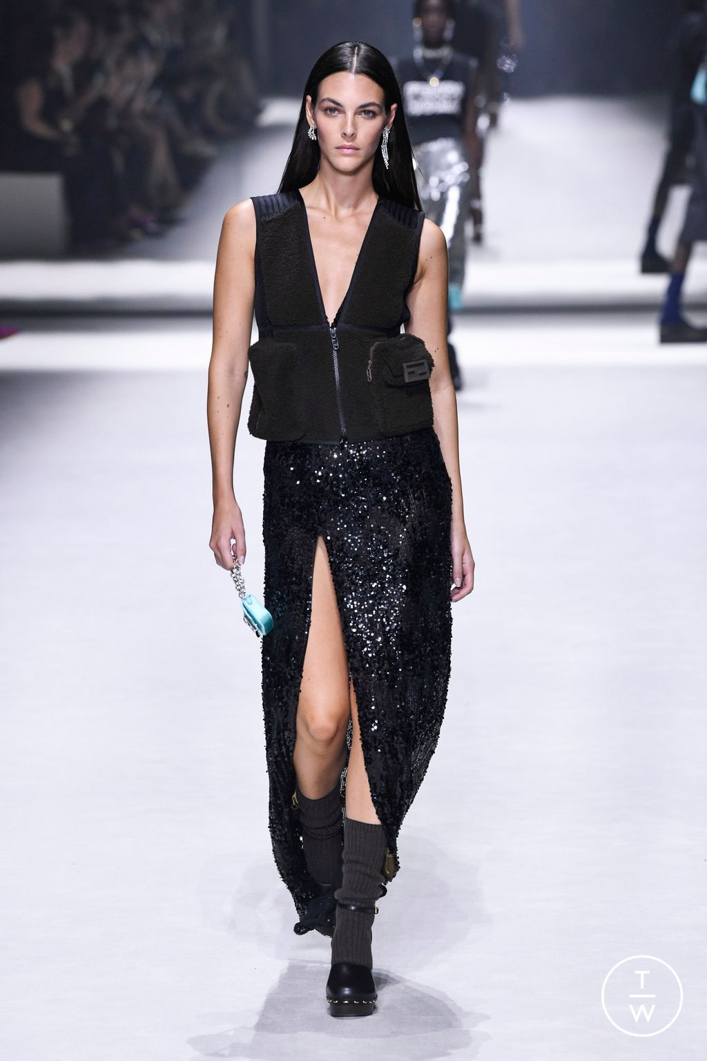 Fashion Week New York Resort 2023 look 41 from the Fendi collection 女装