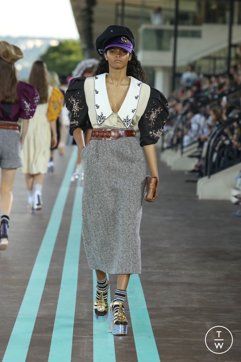 Fashion Week Paris Resort 2020 look 44 from the Miu Miu collection womenswear