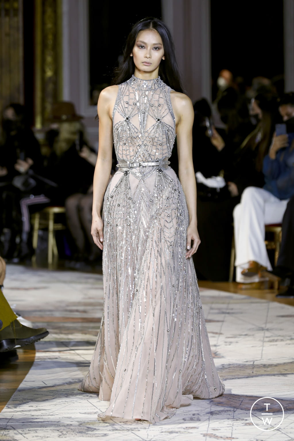 Fashion Week Paris Spring/Summer 2022 look 45 from the Zuhair Murad collection couture