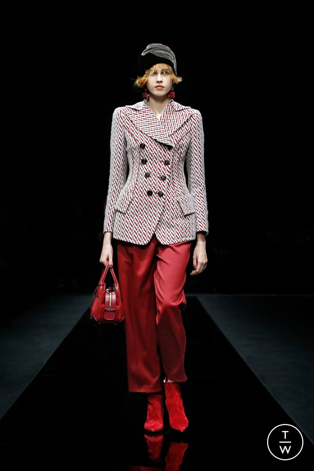 Fashion Week Milan Pre-Fall 2020 look 45 de la collection Giorgio Armani womenswear