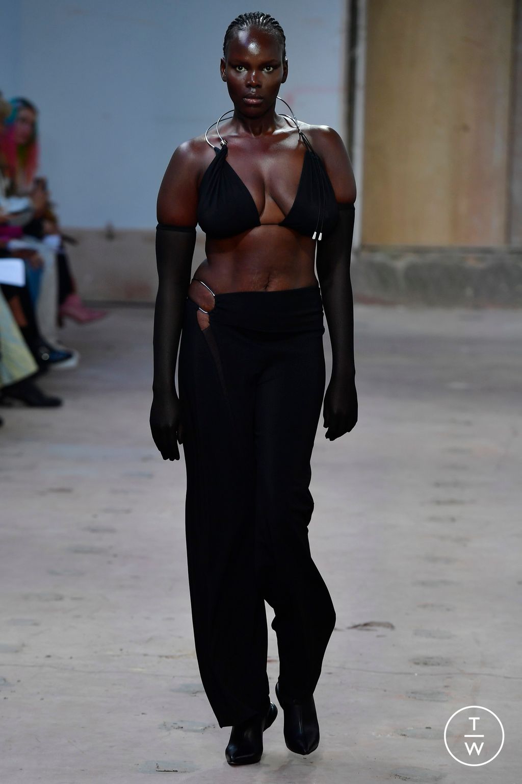 Fashion Week London Spring/Summer 2023 look 18 from the Fashion East collection womenswear