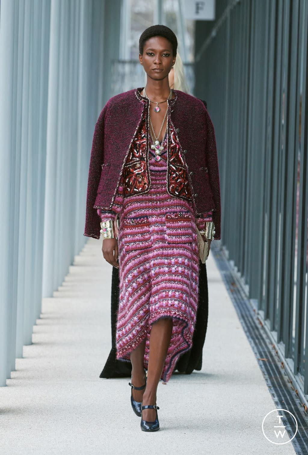 Fashion Week Paris Pre-Fall 2022 look 46 from the Chanel collection womenswear